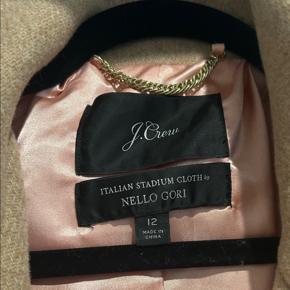 J. Crew Camel Pea Coat - Picture 4 of 10